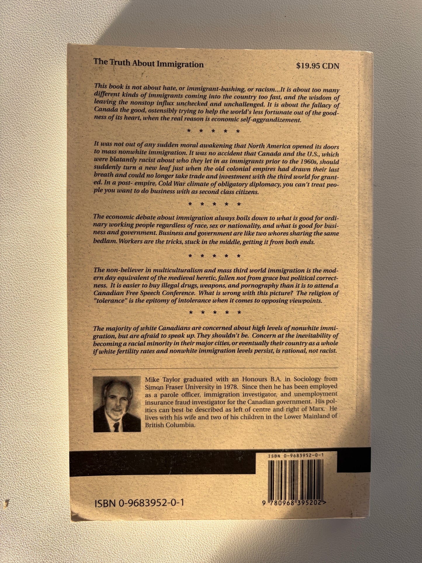 Truth About Immigration: Exposing the Economic and Humanitarian Myths by Mike Taylor PB