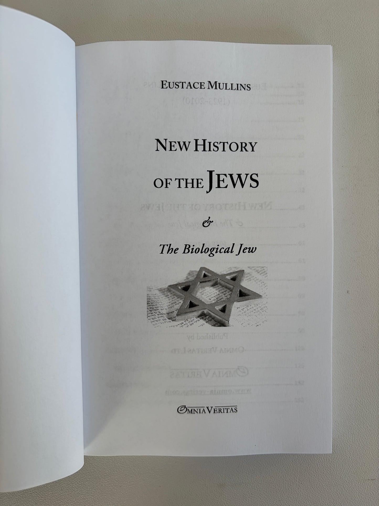 New History of the Jews by Eustace Mullins PB