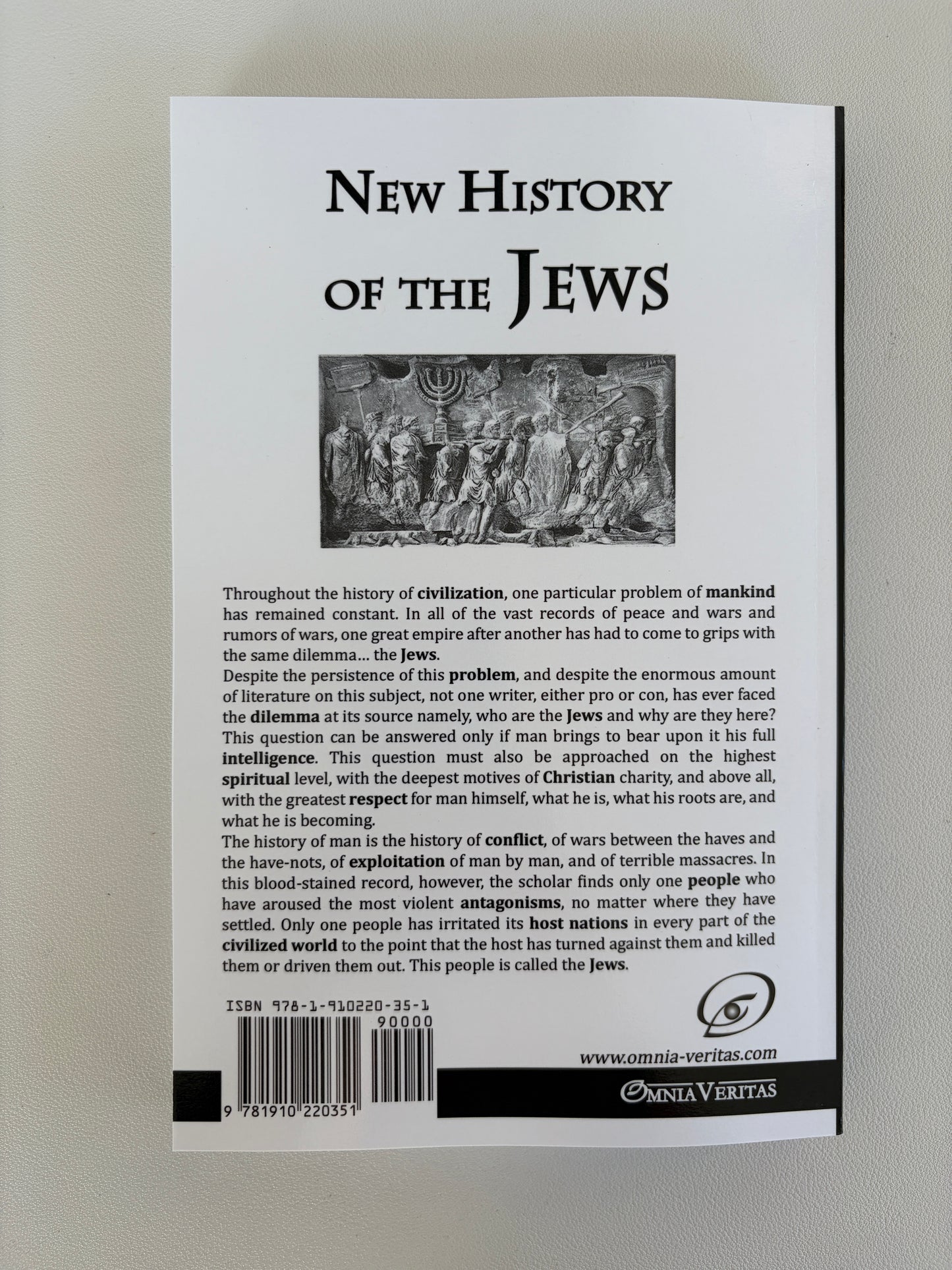 New History of the Jews by Eustace Mullins PB