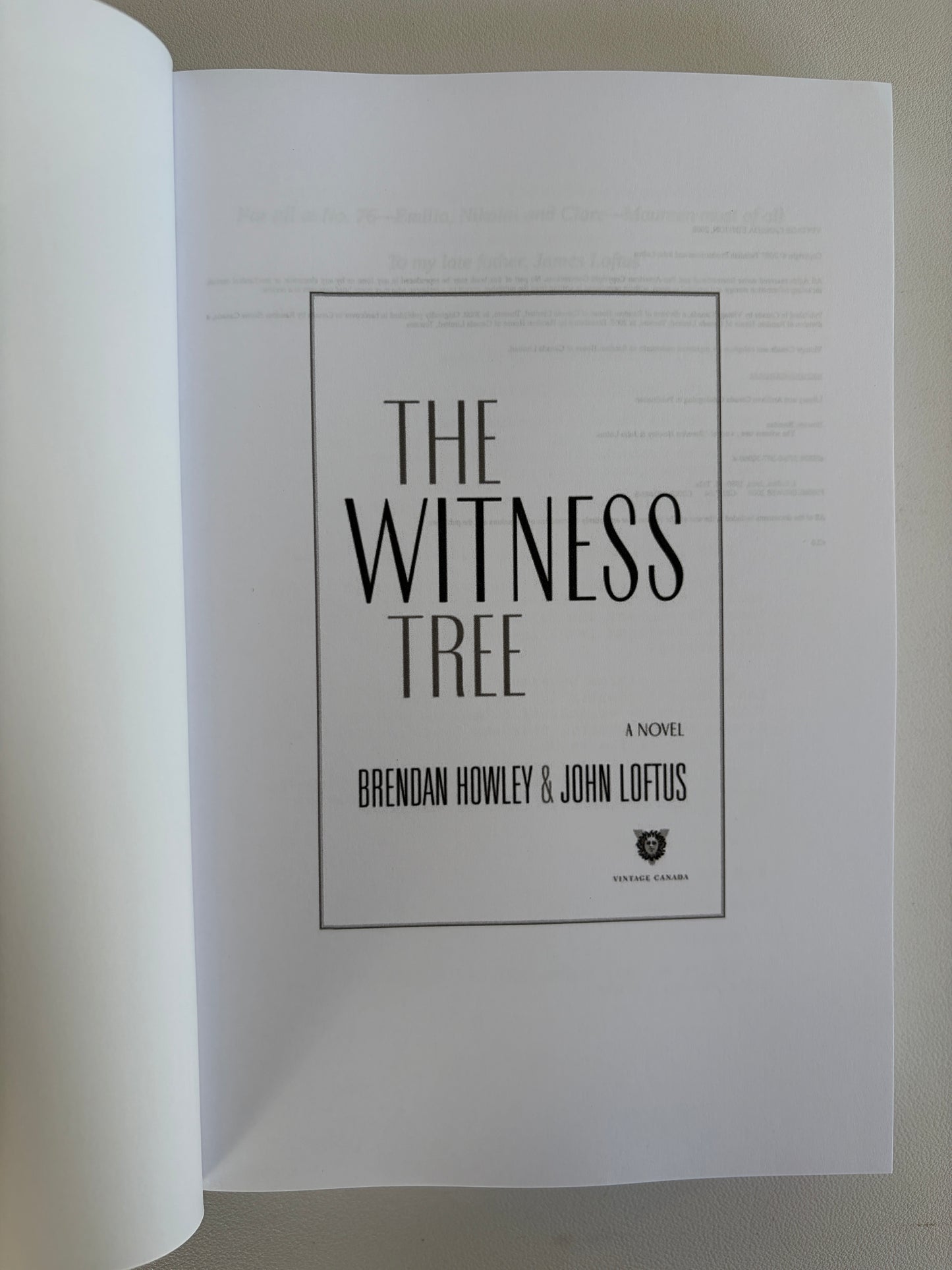 Witness Tree by Brendan Howley PB
