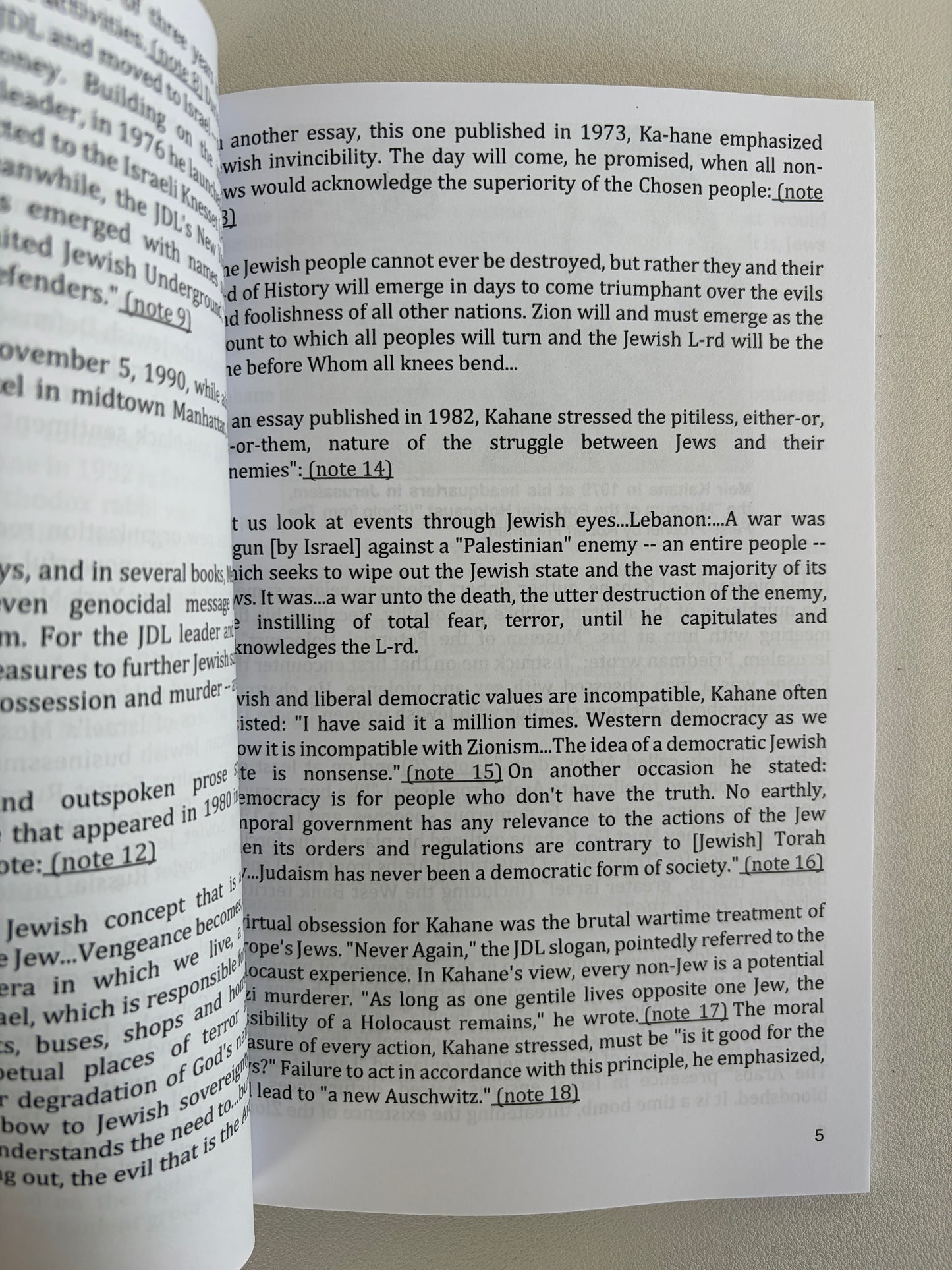 Zionist Terror Network: The Jewish Defense League by Mark Weber PB