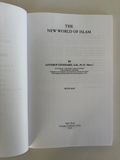 New World of Islam by Lothrop Stoddard PB