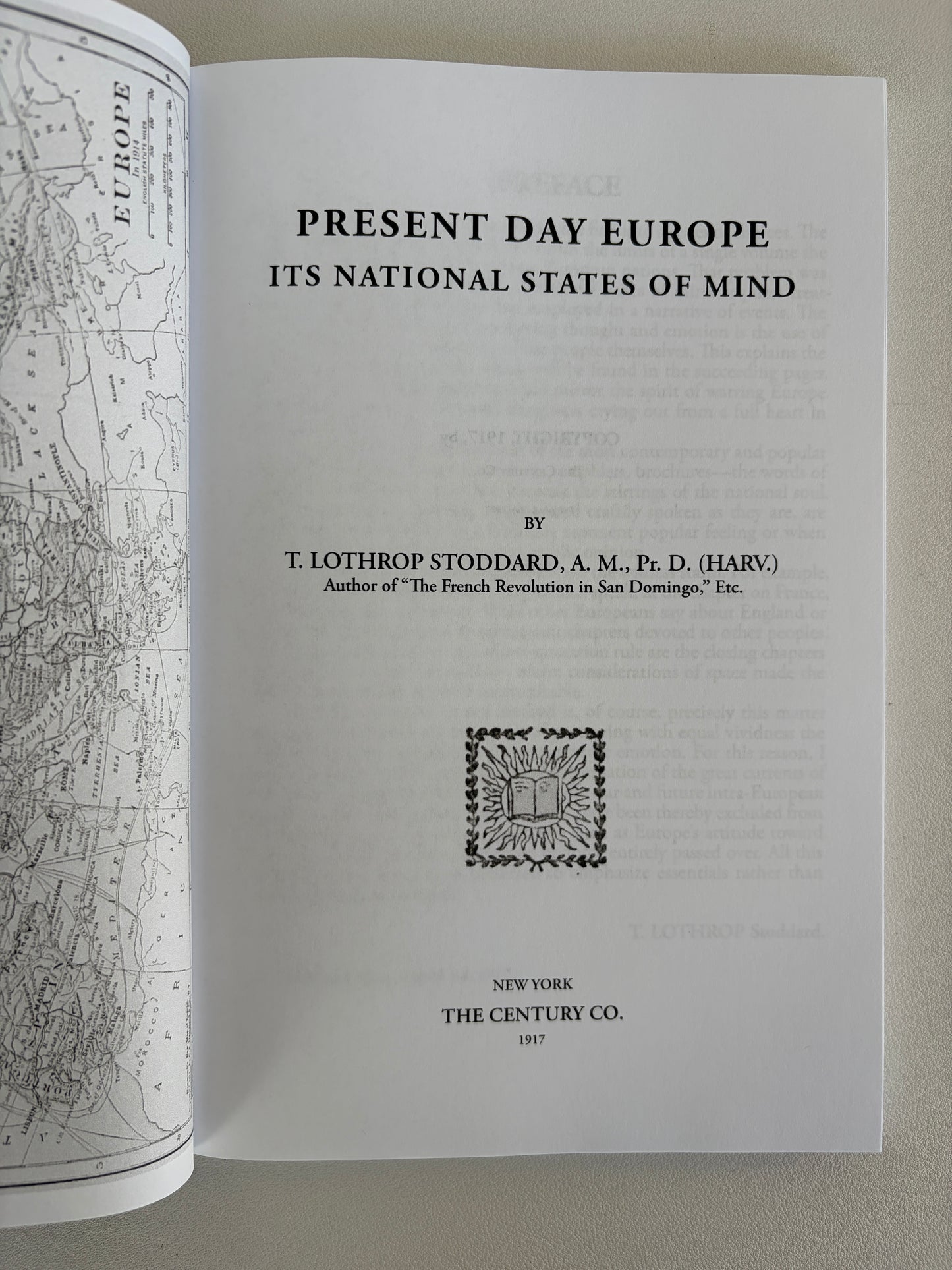 Present Day Europe: In National States of Mind by Lothrop Stoddard PB