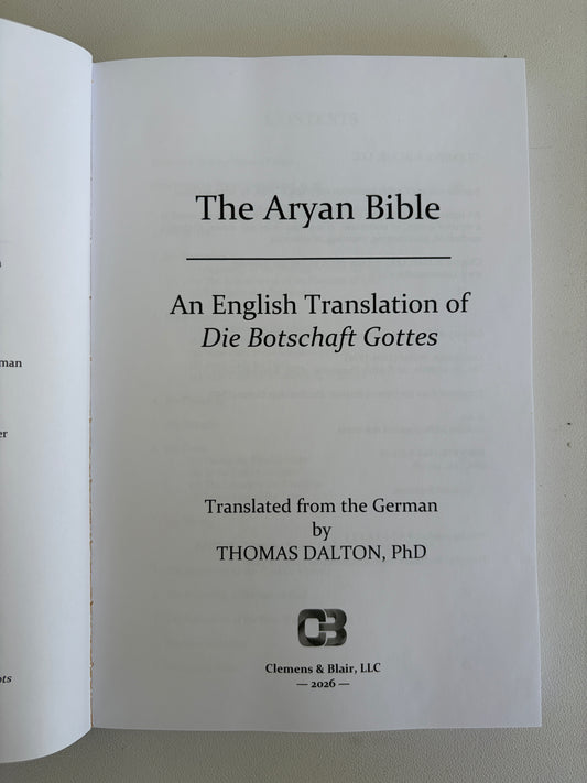 Aryan Bible by Walter Grundmann PB