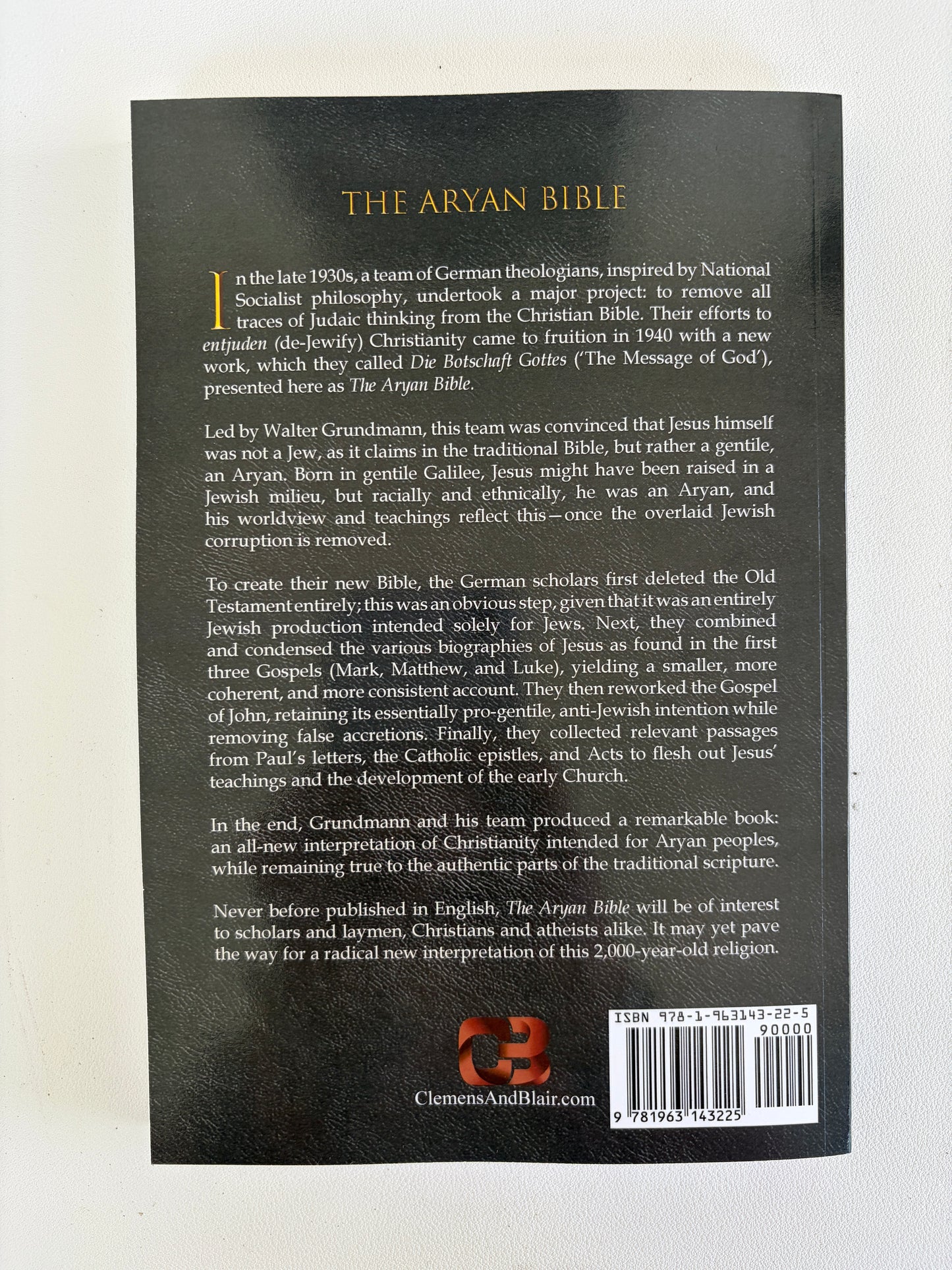 Aryan Bible by Walter Grundmann PB