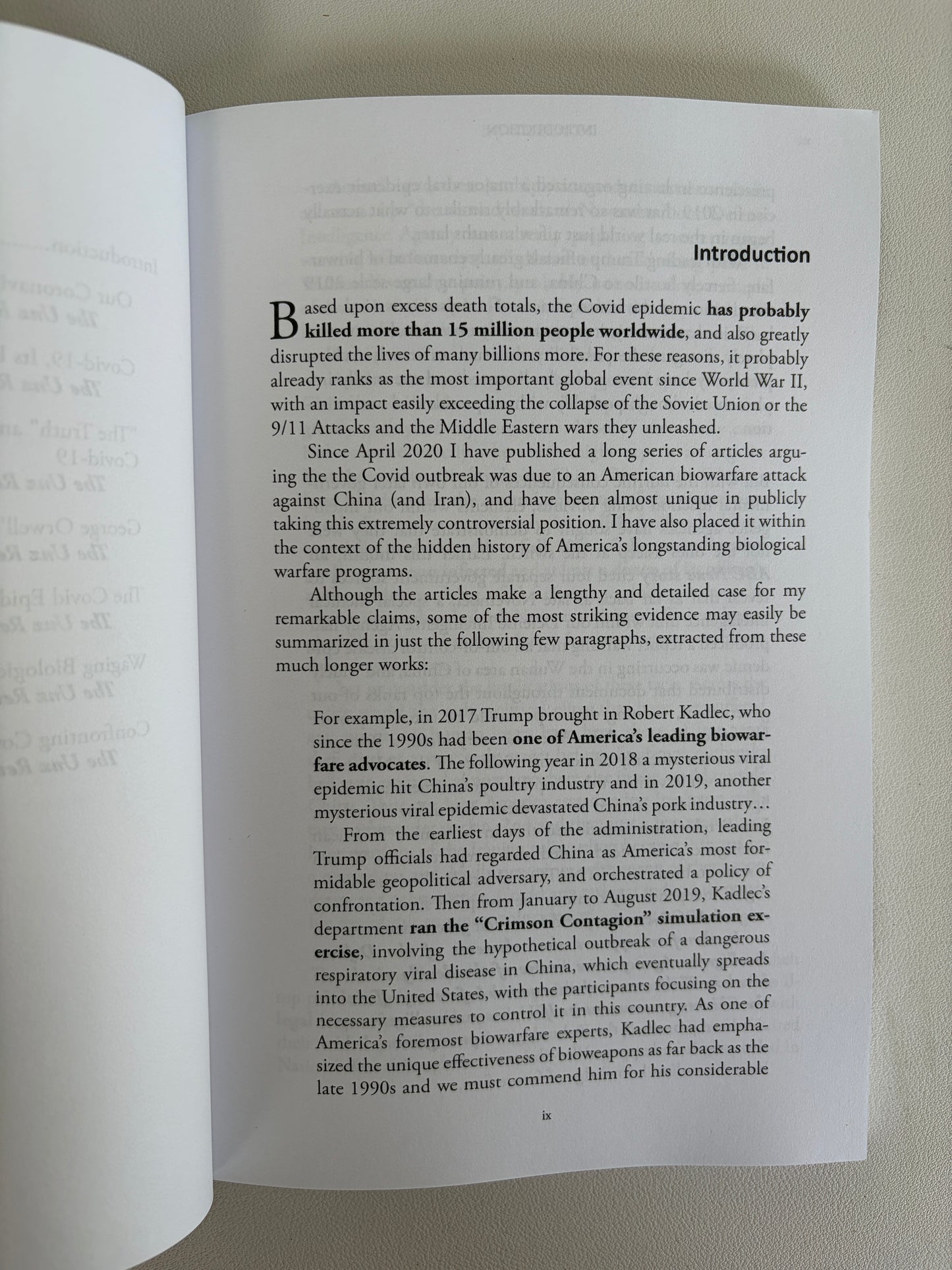 Our COVID-19 Catastrophe: Biowarfare Blowback by Ron Unz PB