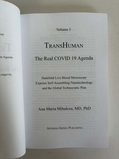 Transhuman, Volume 1: The Real COVID Agenda by Ana Mihalcea PB
