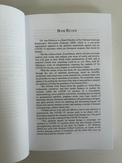 Transhuman, Volume 1: The Real COVID Agenda by Ana Mihalcea PB