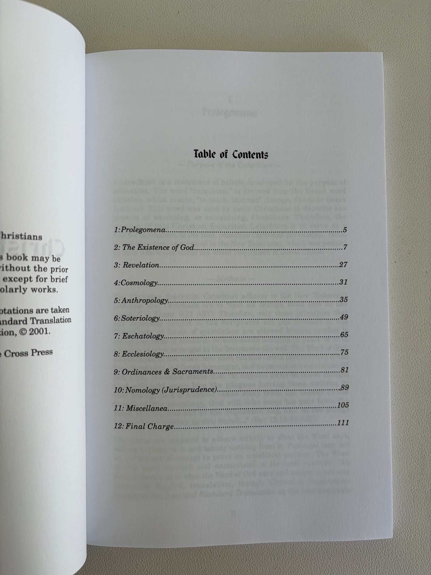 Christian Separatist Catechism by V. Herrell PB