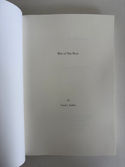 Rise of the West: The Story of the Once and Future West by Frank DeSilva PB