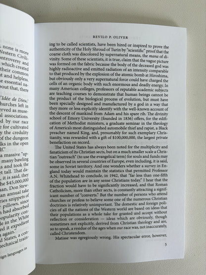 Origins of Christianity by Revilo Oliver PB