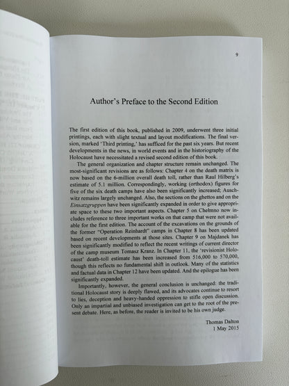 Debating the Holocaust: A New Look at Both Sides by Thomas Dalton PB