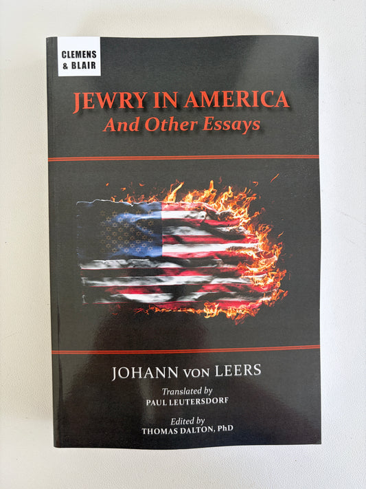 Jewry in America by Johann von Leers PB