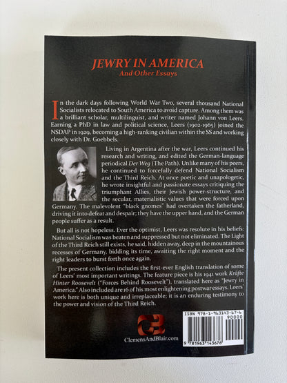 Jewry in America by Johann von Leers PB