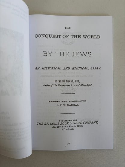 Conquest of the World by Jews by Osman Bey PB