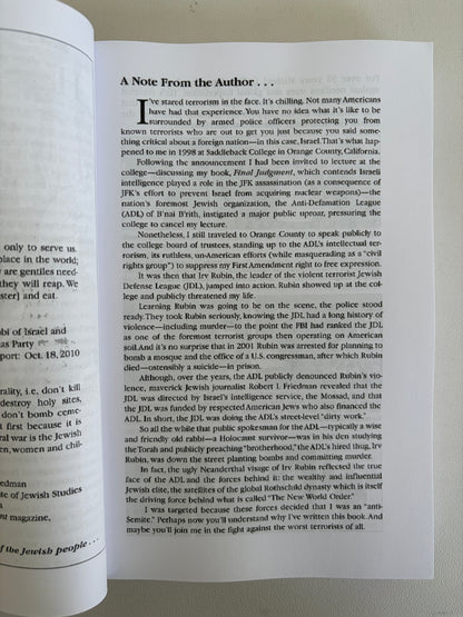 Confessions of an Anti-Semite by Michael Piper PB