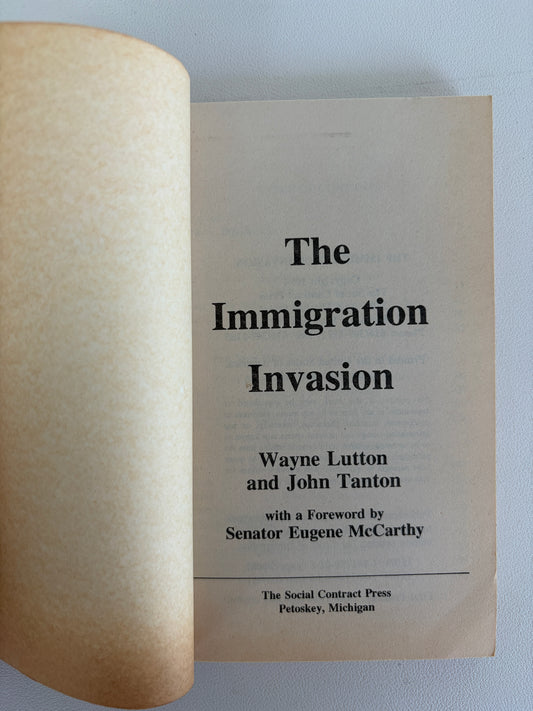 Immigration Invasion by Wayne Lutton PB