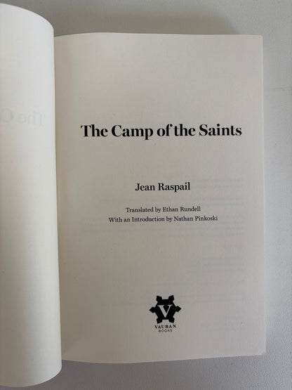 Camp of the Saints by Jean Raspail PB