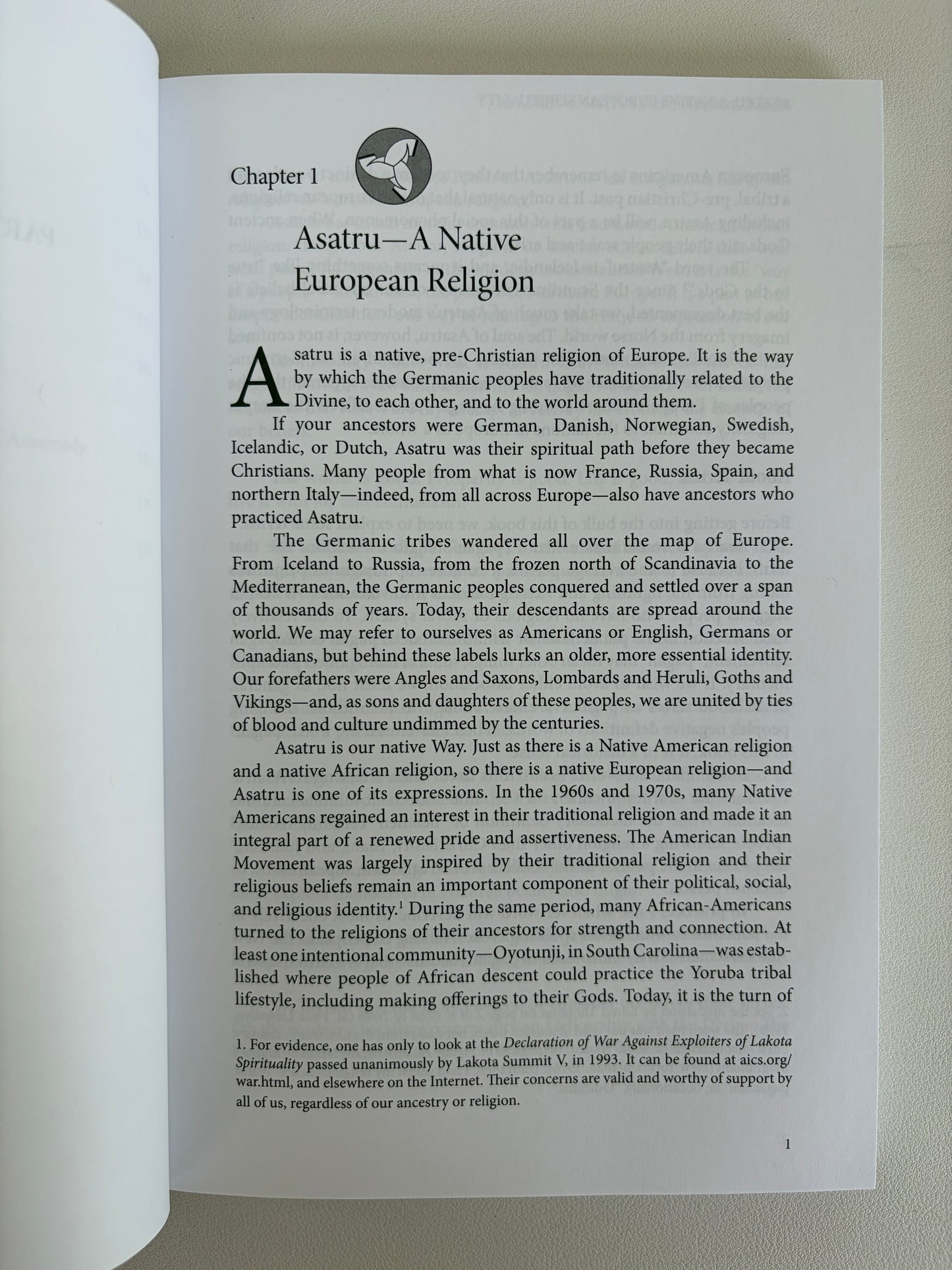 Asatru: A Native European Spirituality by Stephen McNallen PB