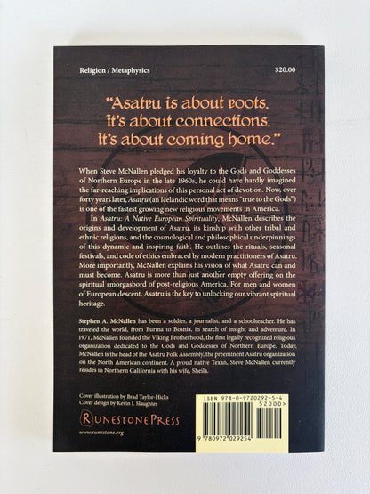Asatru: A Native European Spirituality by Stephen McNallen PB
