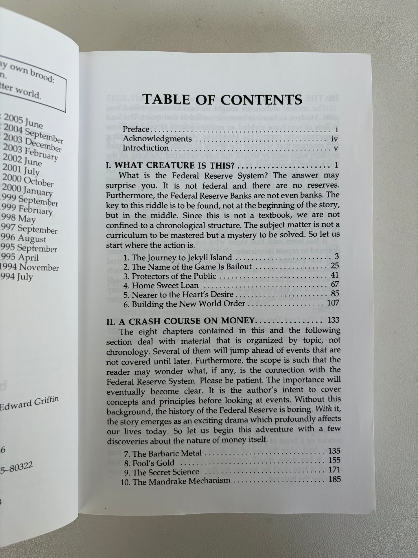 Creature from Jekyll Island by Edward Griffin PB