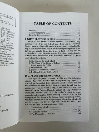 Creature from Jekyll Island by Edward Griffin PB