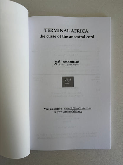 Terminal Africa: The Curse of Ancestral Coil by Peter Erasmus PB