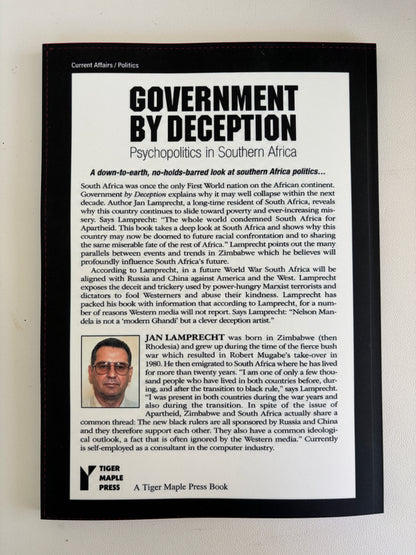 Government by Deception: Psychopolitics in Southern Africa by Jan Lamprecht PB