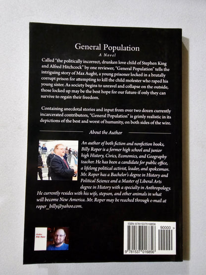 General Population: A Novel by Billy Roper PB