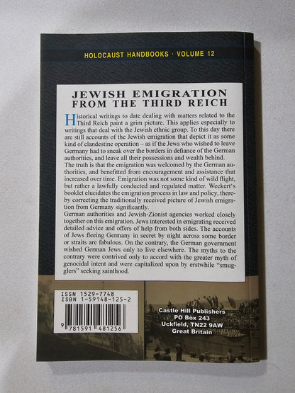 'Jewish Emigration from the Third Reich by Ingrid Weckert