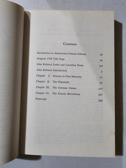 Proofs of a Conspiracy by John Robison