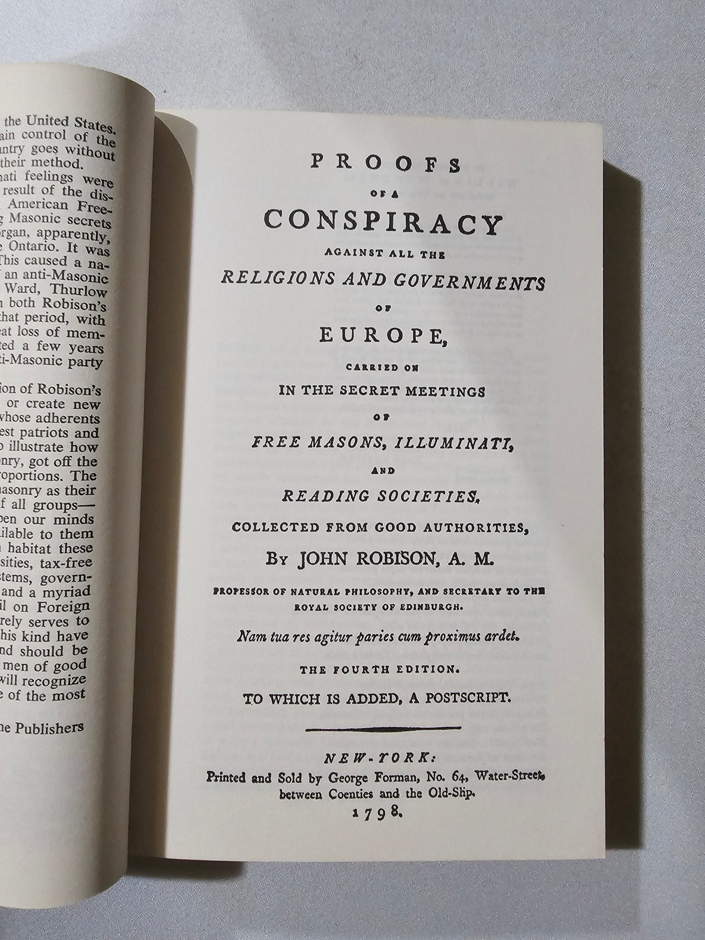 Proofs of a Conspiracy by John Robison