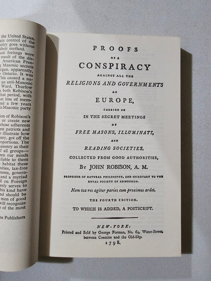 Proofs of a Conspiracy by John Robison