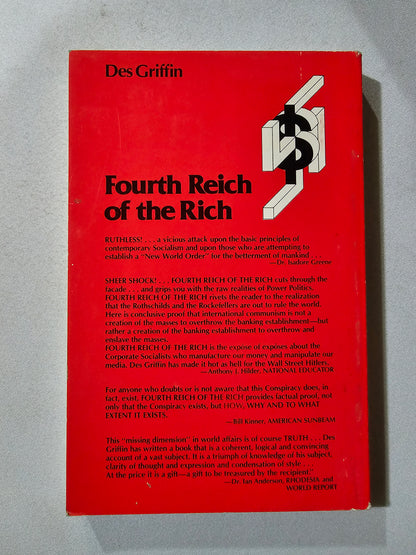 Fourth Reich of the Rich by Des Griffin PB