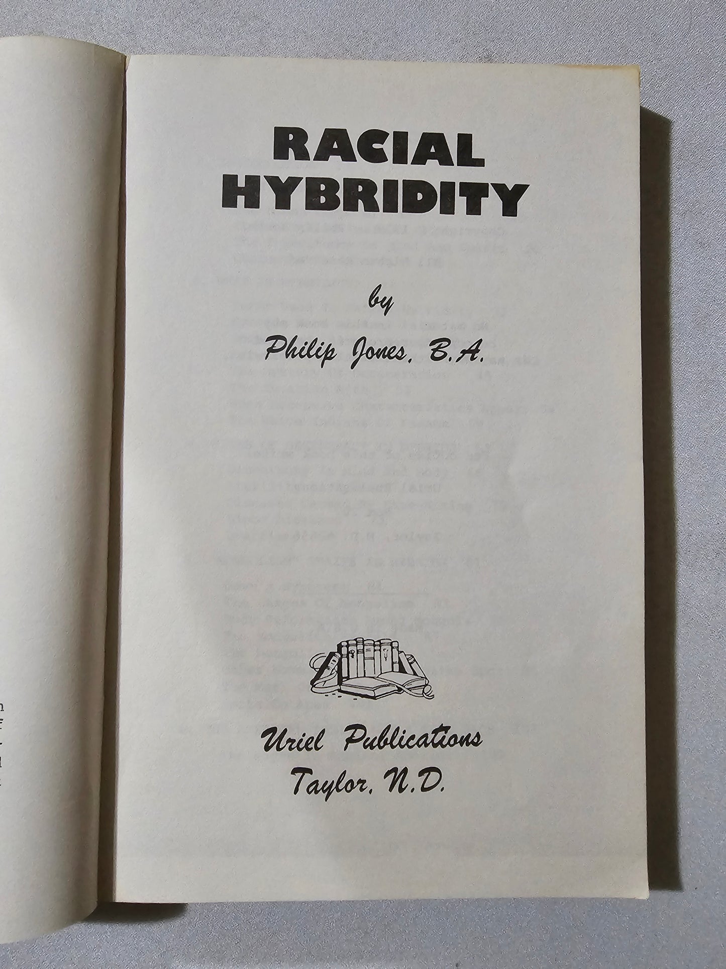 Racial Hybridity by Philip Jones PB