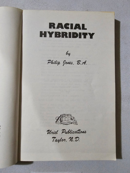 Racial Hybridity by Philip Jones PB