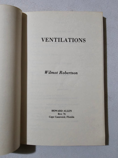 Ventilations by Wilmot Robertson