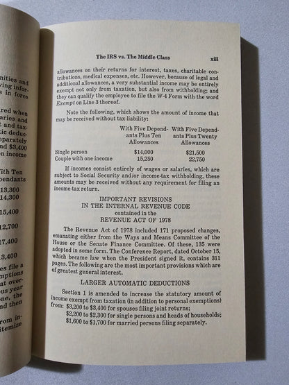 IRS vs the Middle Class: How the Average Citizen Can Protect Himself from the Federal Tax Collector by Martin Larson