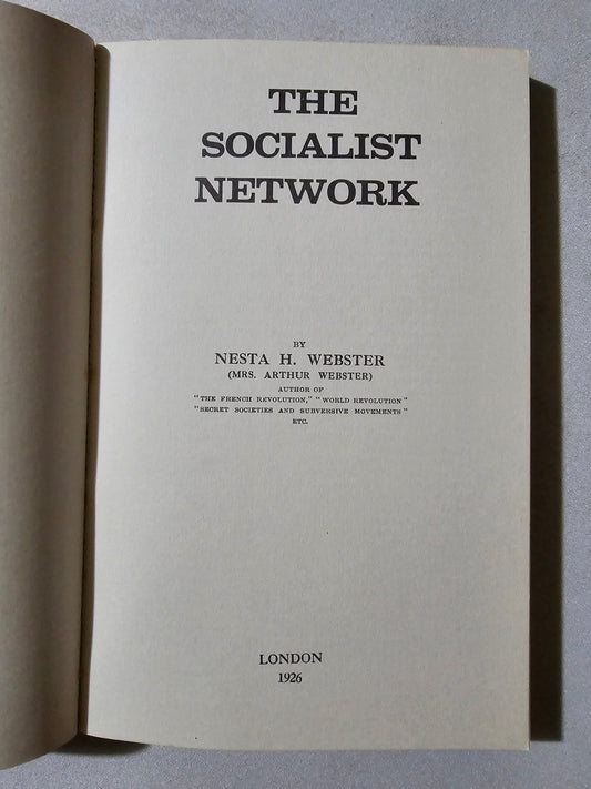 Socialist Network by Nesta Webster