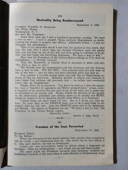 Morgenthau Era Letters by Austin App