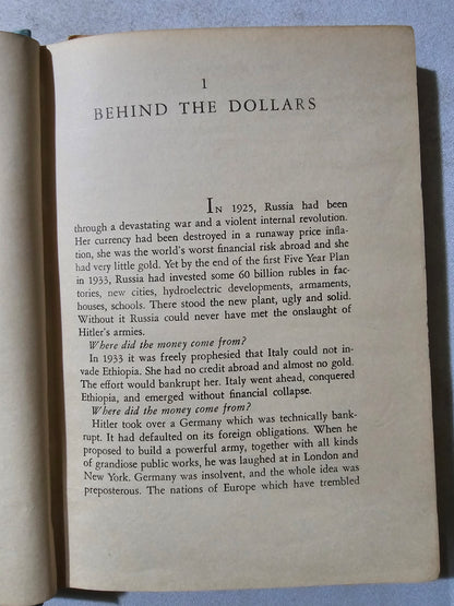 Where's the Money Coming From?: Problems of Postwar Finance by Stuart Chase