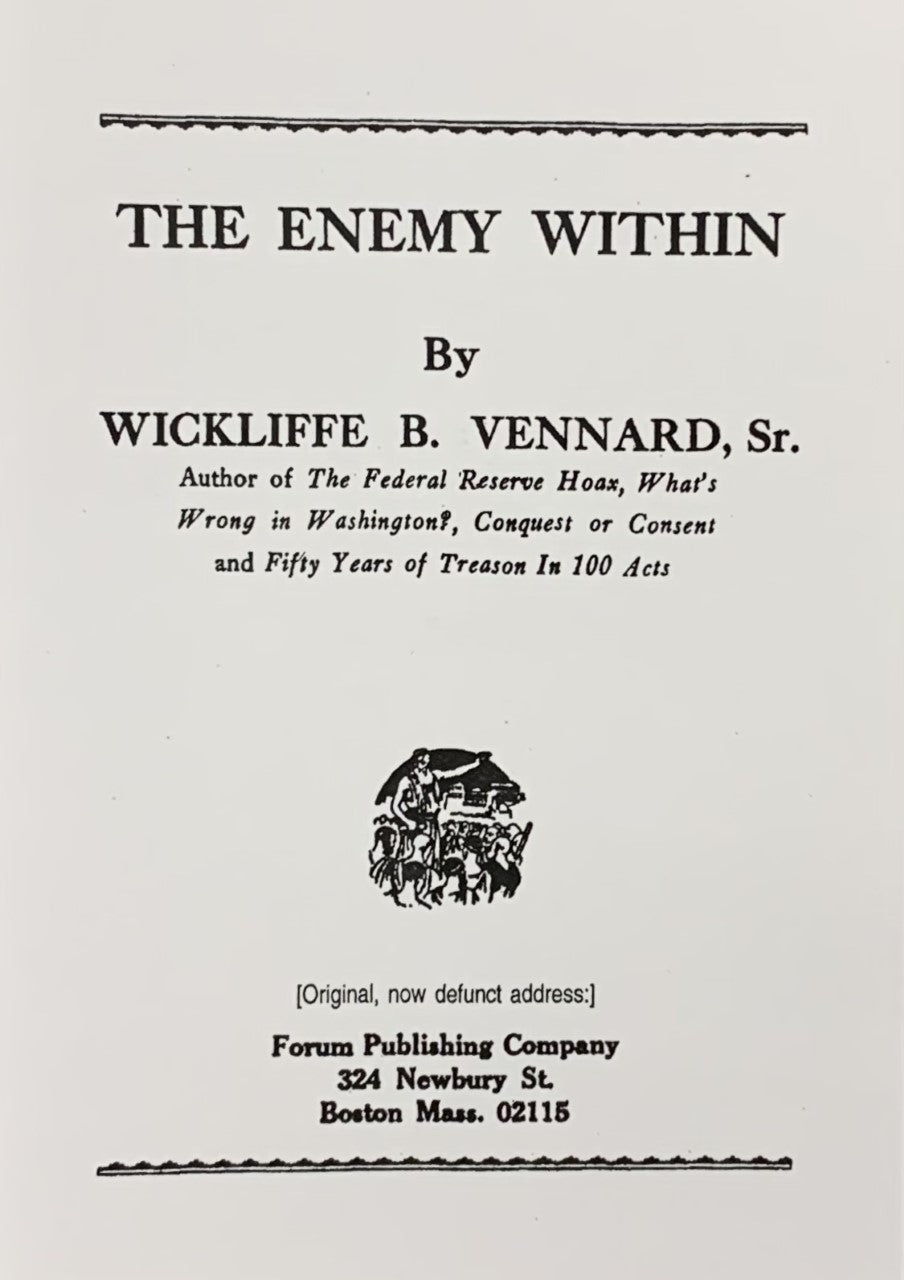 Enemy Within by Wickliffe Vennard