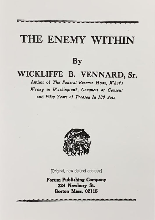 Enemy Within by Wickliffe Vennard