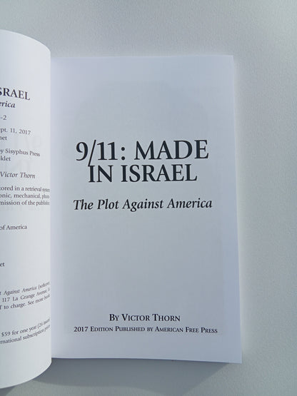 '9/11 Made in Israel: The Plot Against America by Victor Thorn