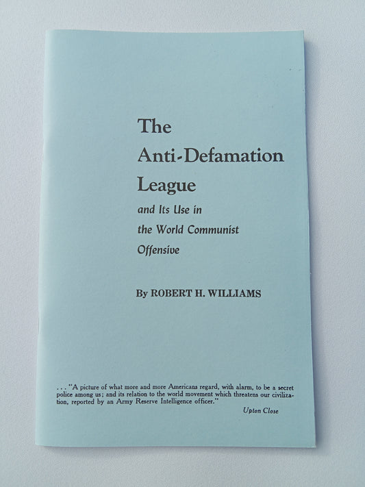 Anti-Defamation League: The World Communist Offensive by Robert Williams SB