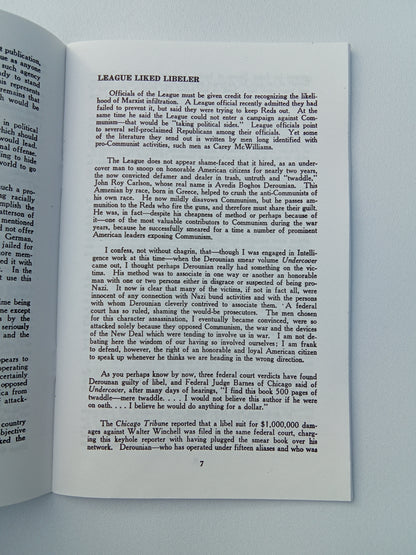 Anti-Defamation League: Its Use in the World Communist Offensive by Robert Williams SB