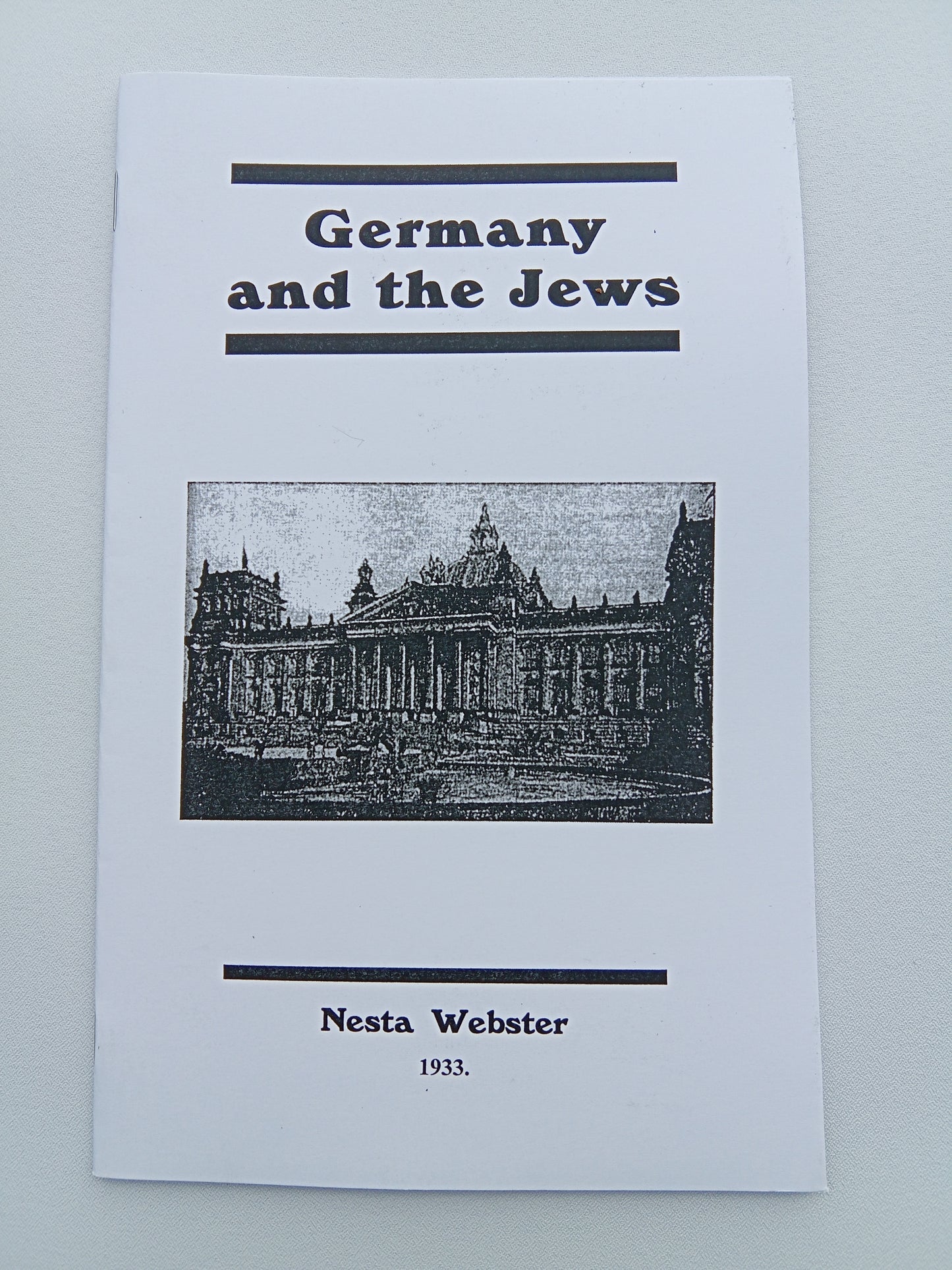 Germany and the Jews by Nesta Webster SB