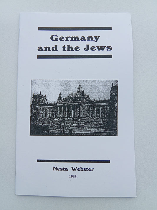 Germany and the Jews by Nesta Webster SB