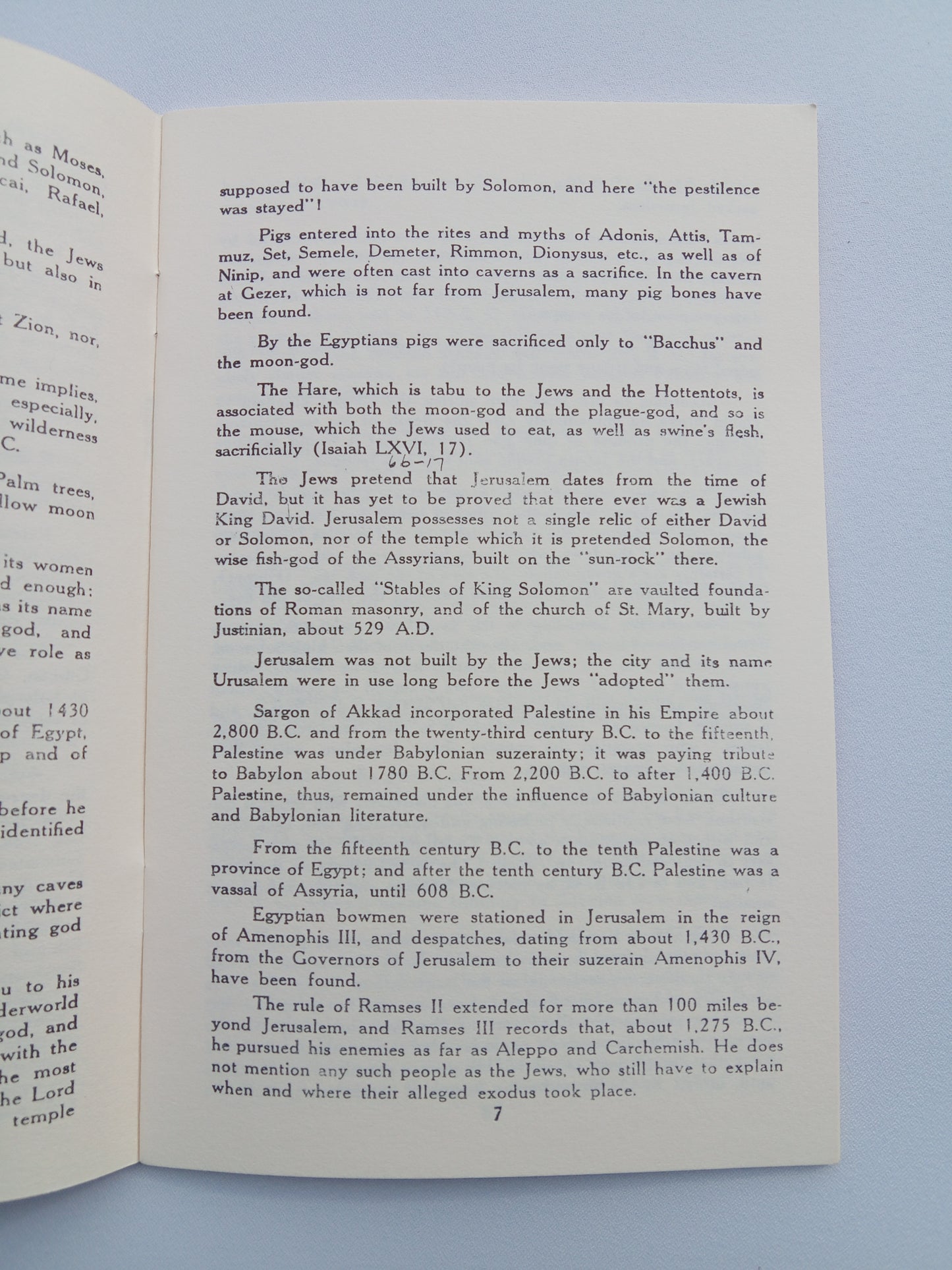 Great Jewish Masque: Ass in the Lion's Skin by Arnold Leese SB