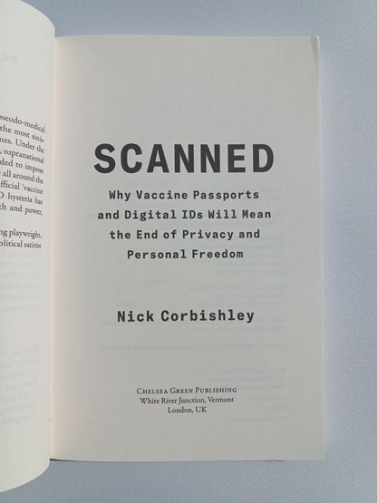 Scanned: Vaccine Passports Means the End of Freedoms by Nick Corbishley PB